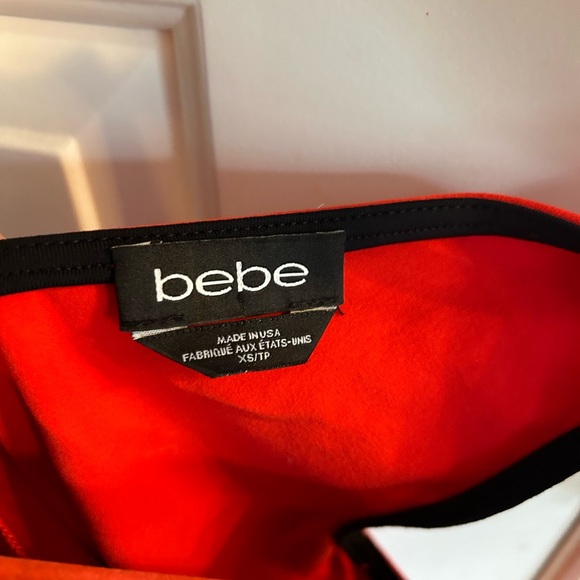 Bebe Peplum Top - Picture 3 of 3